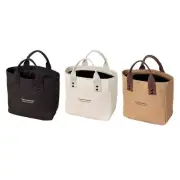 Women Canvas Tote Bag Smooth Zipper Large Capacity Travel Tote Bag Inner Zipper