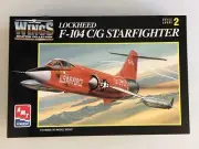AMT ERTL 1/72 Lockheed F-104 C/G Starfighter Plastic Model Kit 8759 NIOB 1994
