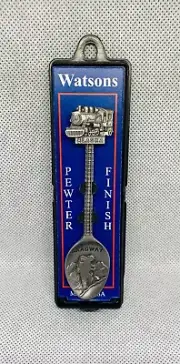 NIB, Collectible Spoon (Pewter) - Watsons Skagway, Alaska Locomotive Train