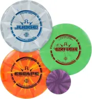 3-Disc Golf Set: Putter, Midrange, Driver, Mini Marker | 170-176G | Starter Kit