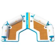 Swimline 38175 Solstice Watersports 11' C-dock W/removable Back Rests