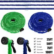 Expanding Garden Hose Heavy Duty Flexible Expandable Extra-Strength Water Hose