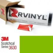3M 3630 Scotchcal Brilliant Green 106 Translucent Vinyl Film DIY Sign Sheet Roll