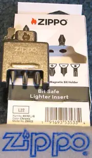 ZIPPO BIT SAFE INSERT 4 in 1 65701 Fit in Your Lighter Case NEW Magnetic TORX