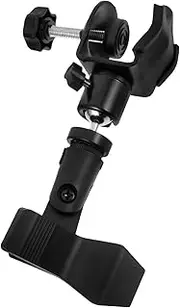 ERINGOGO 1 Set Microphone Mount Clamp with Ball Shaped Clip for Secure Mic Holder Portable Design for Concerts and Sessions Easy Installation and Stability