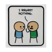 Foam Brain Cyanide & Happiness Pins Series 1 - I Regret Nothing New
