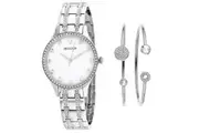 Bulova Women's Swarovski Silver Dial Watch - 96X145