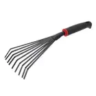 1pcs Gardening Leaf Rake Small Hand Rake 15.96" Soil Tiller