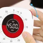 Digital Visual Timer 60 Minute Countdown Kids Study Desk Clock White❀