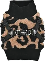 [Puppia] Dog Harness for Small and Medium Dogs - Serval Harness J - Adjustable und Comfortable Beige