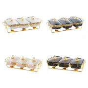 Chafing Dish Buffet Set Buffet Warmer Set Premium with Lid with Handles Ceramic