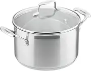 Scanpan Impact Dutch Oven, 22 cm/4.5 Litre Silver
