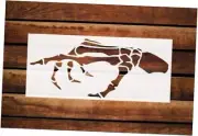 Skeleton Hand Stencil 1-5x11 inch Custom Cut Reusable Stencil Drawing Template
