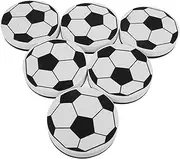 AUTSUPPL 6pcs Wipe Board Dry Erasers Sport Magnetic Erasers Football Shaped Erasers Dry Erase Erasers Dry Marker Eraser White Board Eraser Creative Board Eraser White Board Cleaner Eva