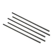 Carbon Stirring Rod 3/8" X 14" Graphite Stick Melting Mixing Gold Crucible -5 PK