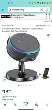 echo dot 3rd gen 360 Degree adjustable stand