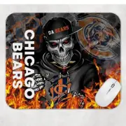 Bears Football Skull Quote Computer Non Slip Custom Mouse Pad