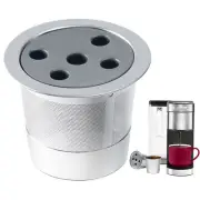 For Nespresso Stainless Steel Coffee Capsule Reusable Espresso Pod 5 Holes