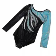 Girls' Gymnastic Leotards blue 11-12 Y