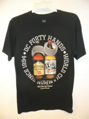 DC Men's S/S T-Shirt 80 OUNCE - BLK - Small - NWT