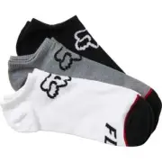 FOX SALE $19.95 (RRP$30) NO-SHOW SOCKS - 3 PACK S/M 39-42