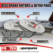 Protex Rear Brake Rotors + Ultra Pads for Toyota Aurion GSV40R Avalon MCX10 (for: Toyota)
