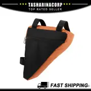Bike Triangle Frame Bag Front Pouch Cycling Storage Bag for Road Mountain Bikes