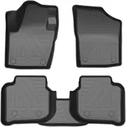 TPE Car Floor Mats Auto Interior Accessories Compatible with Skoda Compatible with Rapid 2013-2020(No Cup Holder Hole)