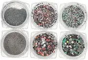 MOTHNUR Nail Glitter Powder for Nails Holographic Nail Art Sequins Versatile Glitter Dust for Art