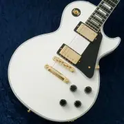 Gibson Custom Shop Les Paul Custom w Ebony Fingerboard Gloss- Alpine White- 4.49