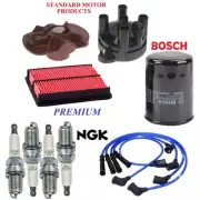 Tune Up Kit Filters Cap Wire Spark Plugs For MAZDA B2600 L4 2.6L 1990-1993 (for: Mazda)