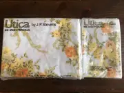 UTICA Vintage Cottage Core Canterbury Full Flat Sheets & Pillow Cases NIP
