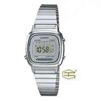 在飛比找蝦皮購物優惠-【天龜】CASIO 復古潮流 淑女電子錶 銀 LA670WA