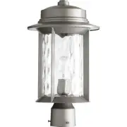 Quorum International 7248-9-3 Charter 1 Light 17 inch Graphite Post Lantern