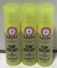 NYX Plump Right Back Plumping Serum + Primer with Electorlytes Mix Lot of 3