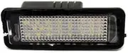 HUVNEXA Number License Plate Light, for VW, for Golf, MK4 MK5 MK6, for Passat, for POLO, CC, for EOS, Lamp For Canbus No Error White Car Number Plate Light(BLACK R side)