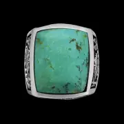 Cabin Ring • 925 Sterling Silver • Navajo Handmade • Nature-Inspired Design •...