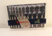 Bosch Daredevil 10 Piece Spade Bit Set. New W/ Opened Pack. From 1/4" to 1 1/4".