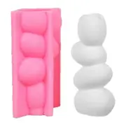 Silicone Mold Pebbles Flower Pots Molds Succulent Flowerpot Clay Cement