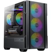 OKINO Cypres 3 ARGB Micro ATX PC Case - Black
