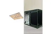 Green Fingers Grow Tent 4500W LED Grow Light Hydroponics Kits System 2.4x1.2x2M