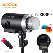 Godox AD300pro 2.4G TTL HSS 300Ws Li-ion Battery Flash+ 1/4" Hand Grip Holder