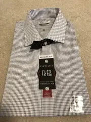 VanHeusen Flexcollar Regular Fit Long Sleeve Shirt - Midnight