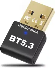 Latest Bluetooth 5.3 Adapter for Windows 11/10/8.1 Computer Laptop, Plug & Play,