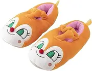 [ニッポンスリッパ] Nippon Slippers, Kids, Springy Room Shoes, Let's Go! Anpanman Dokin-chan 5.5-6.3 inches (14-16 cm), Orange Plush Toy 240173