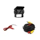 Truck Backup Camera Heavy Duty 18 LED IR Night Vision Waterproof Vehicle Rear...
