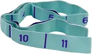STARTIST Resistance Band 11 Segment Fitness Exercise Pull Strap,Lightweight Yoga Stretch Strap Elastic Band for Exercise Stretching