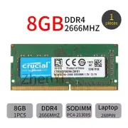 Crucial 8GB DDR4 2666MHz PC4-21300 1.2V 260Pin SODIMM Laptop RAM Memory SDRAM BT