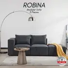 Priceworth Modular Sofa 3 Pieces Couch Chair Seat Lounge Living Room Furniture