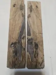 Stabilized Spalted Maple And Epoxy Knife Scales, #152